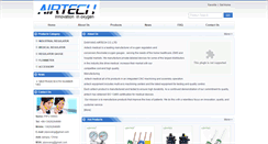 Desktop Screenshot of airtechmedical.com